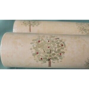 Vintage Raymond Waites Apple Tree Wallpaper 2 Rolls Sealed Farmhouse 5801013
